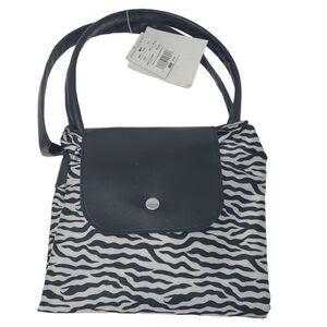 Ashley Stewart | Women's Three-in-One Animal Print Small Handbag to Tote Bag